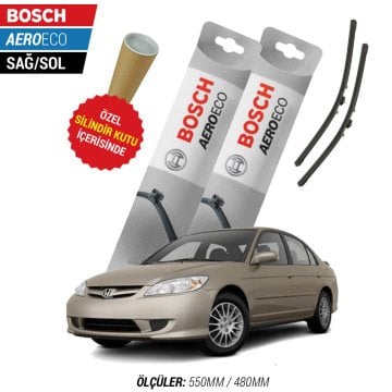 Honda Civic Silecek Takımı (2001-2006) Bosch Aeroeco