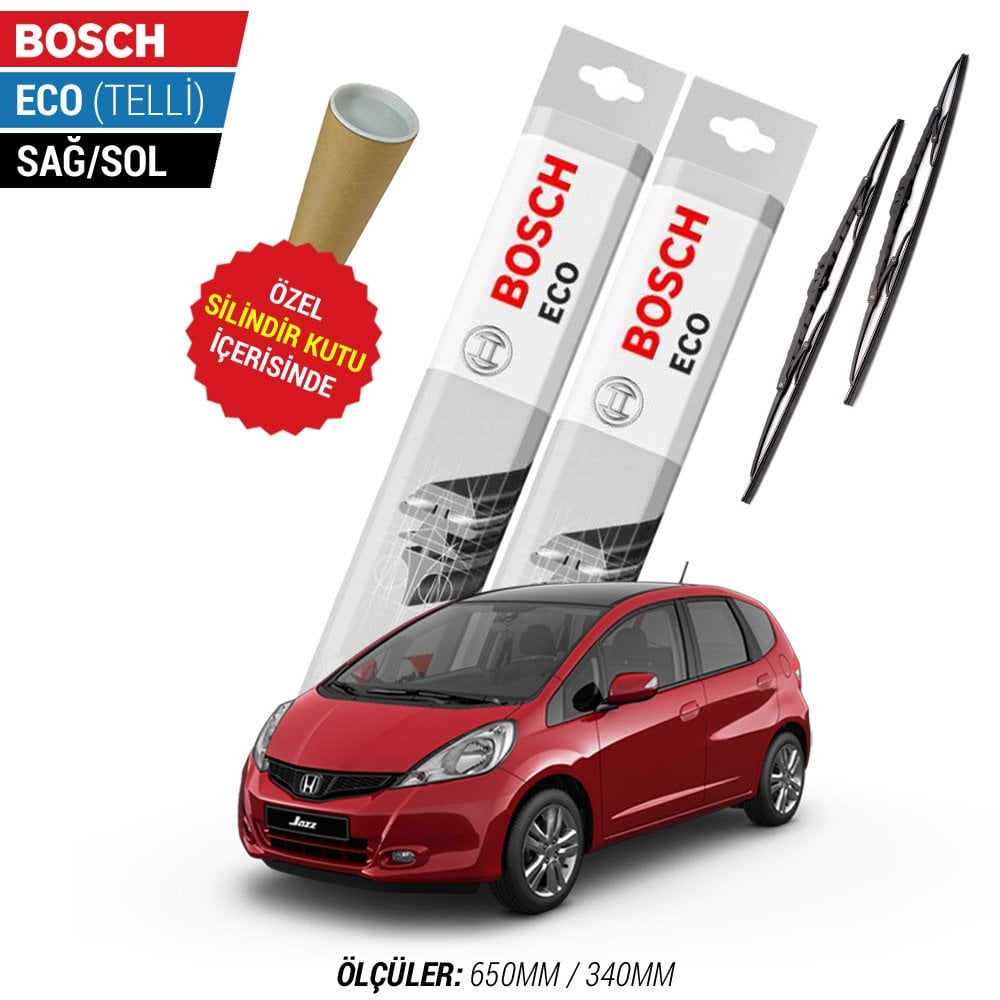 Honda Jazz Silecek Takımı (2009-2014) Bosch Eco