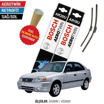 Hyundai Accent Silecek Takımı (2000-2005) Bosch Aerotwin