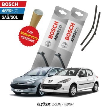 Peugeot 206 Silecek Takımı (2000-2014) Bosch Aeroeco