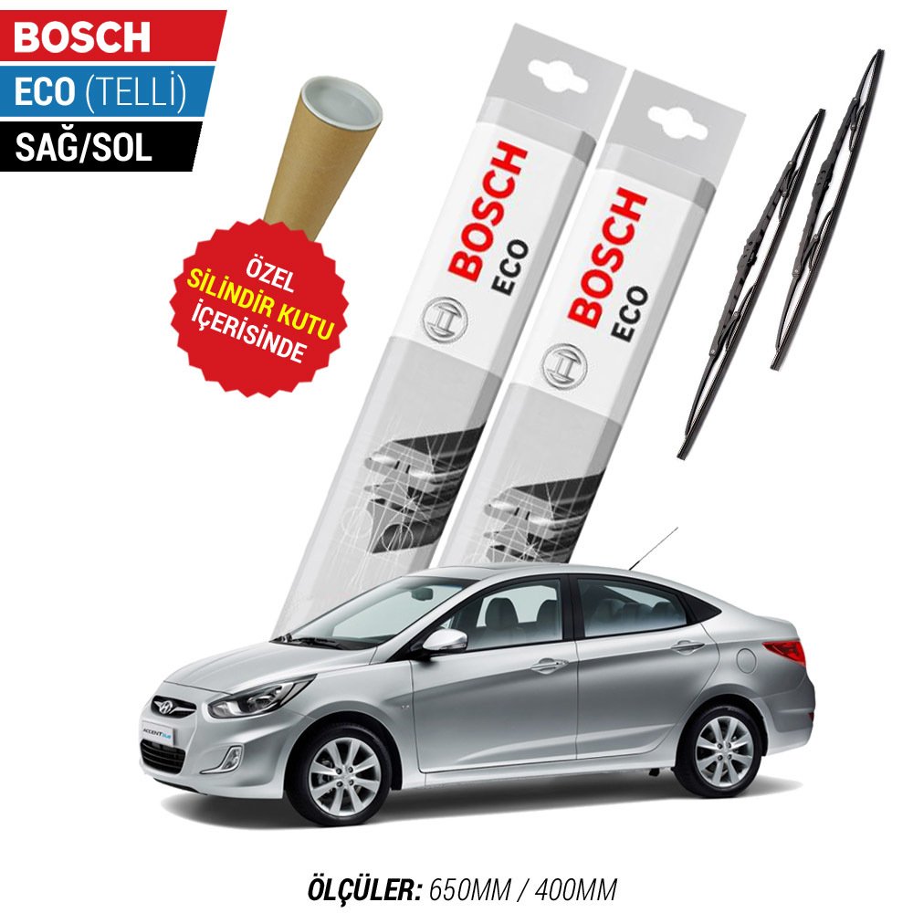 Hyundai Accent Blue Silecek Takımı (2011-2015) Bosch Eco