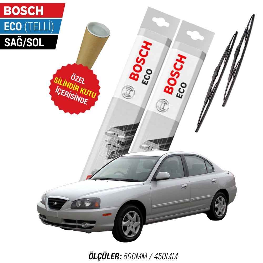 Hyundai Elantra Silecek Takımı (2000-2010) Bosch Eco