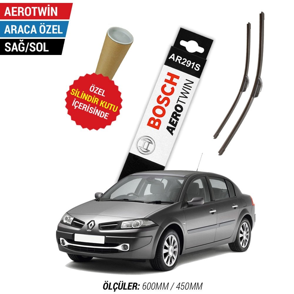 Renault Megane 2 Silecek (2003-2005) Bosch Aerotwin AR291S