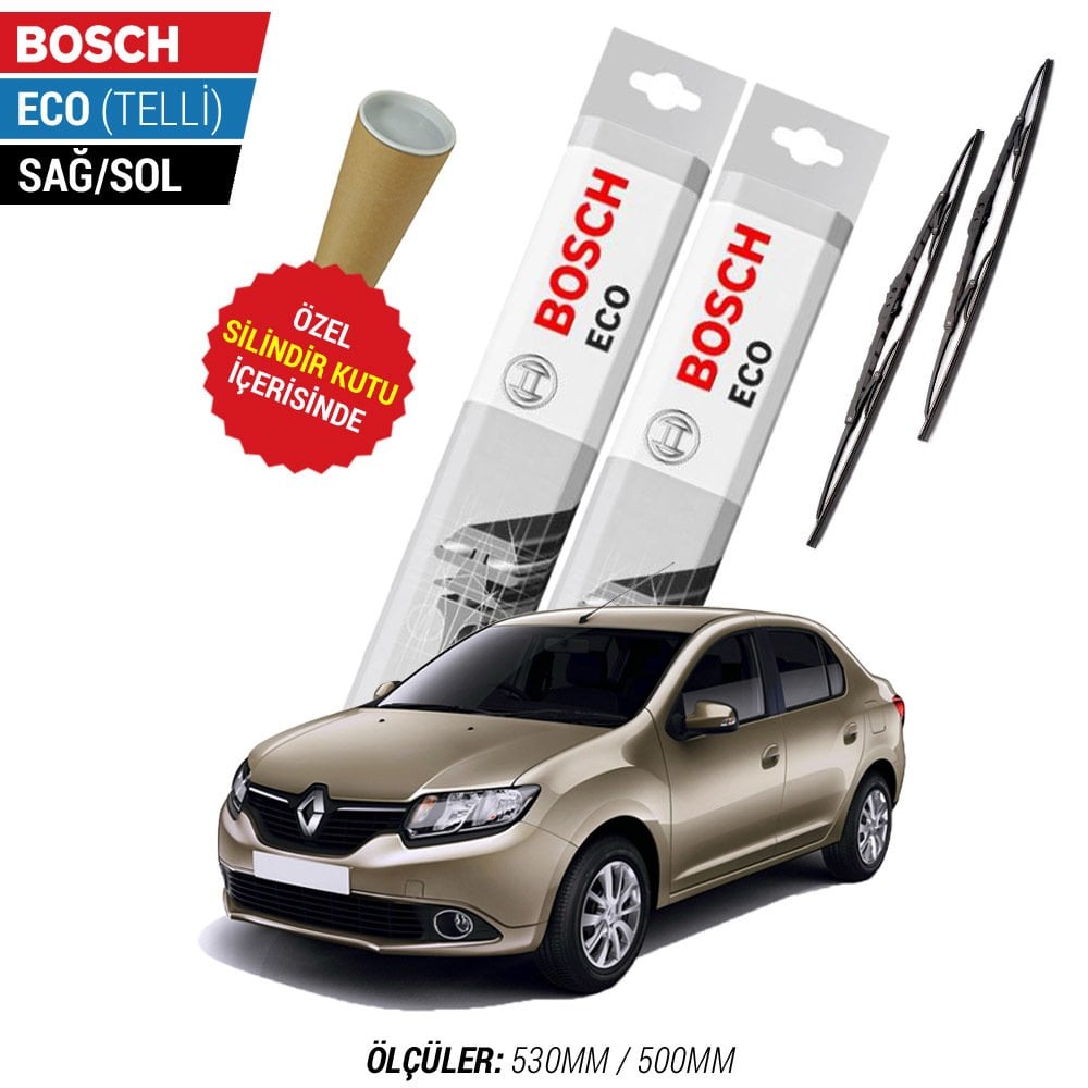 Renault Symbol Silecek Takımı (2013-2016) Bosch Eco