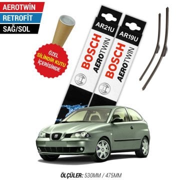 Seat İbiza Silecek Takımı (2002-2005) Bosch Aerotwin