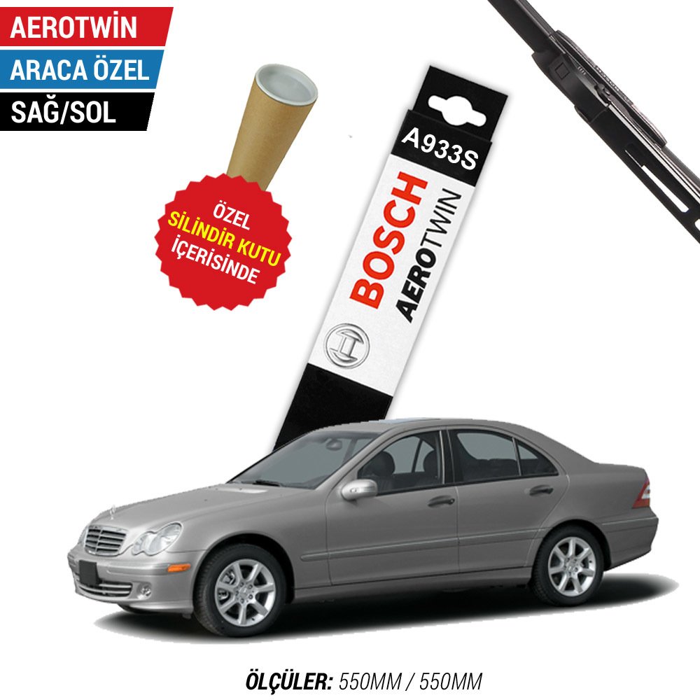 Mercedes C Silecek Seti (2004-2007 W203) Bosch Aerotwin A933S