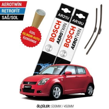 Suzuki Swift Silecek Takımı (2005-2009) Bosch Aerotwin