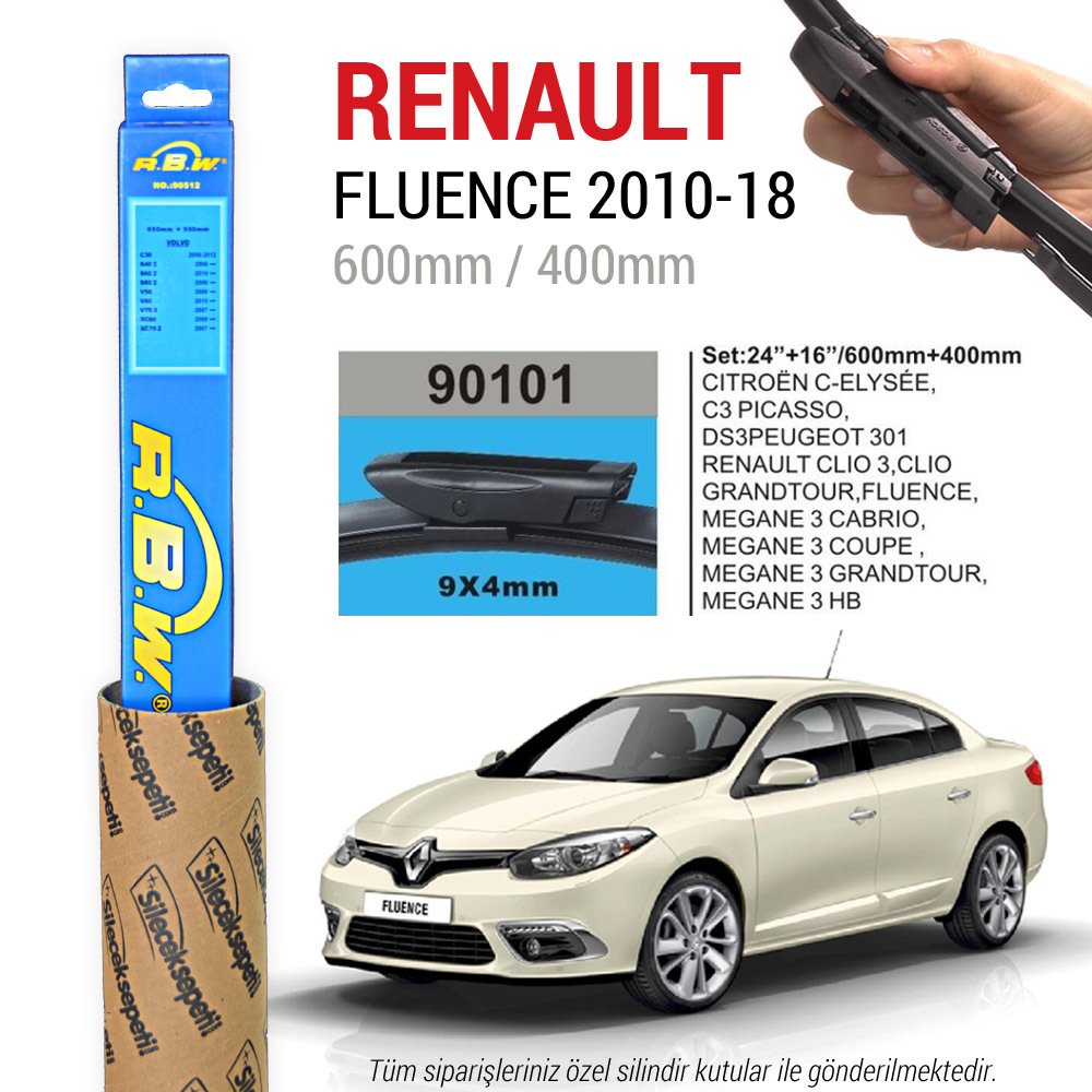Renault Fluence RBW Muz Silecek (2010-2018)