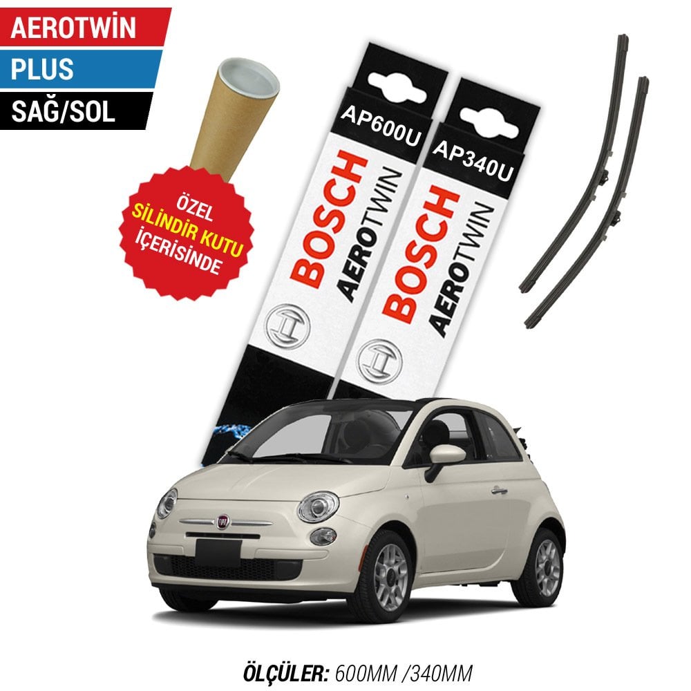 Fiat 500C Silecek Takımı (2009-2014) Bosch Aerotwin Plus