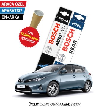 Toyota Auris Ön Arka Silecek Seti (2013-2019) Bosch Aerotwin