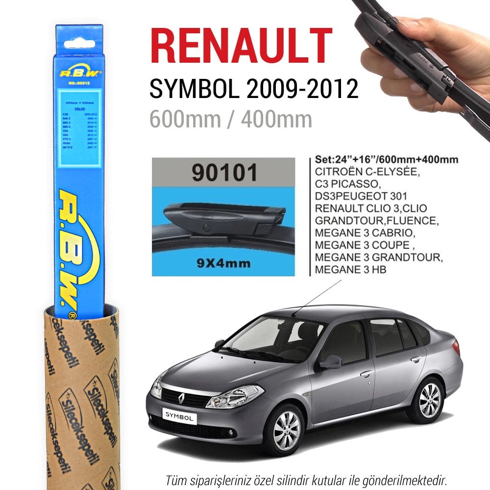 Renault Symbol RBW Muz Silecek Takımı (2009-2012)