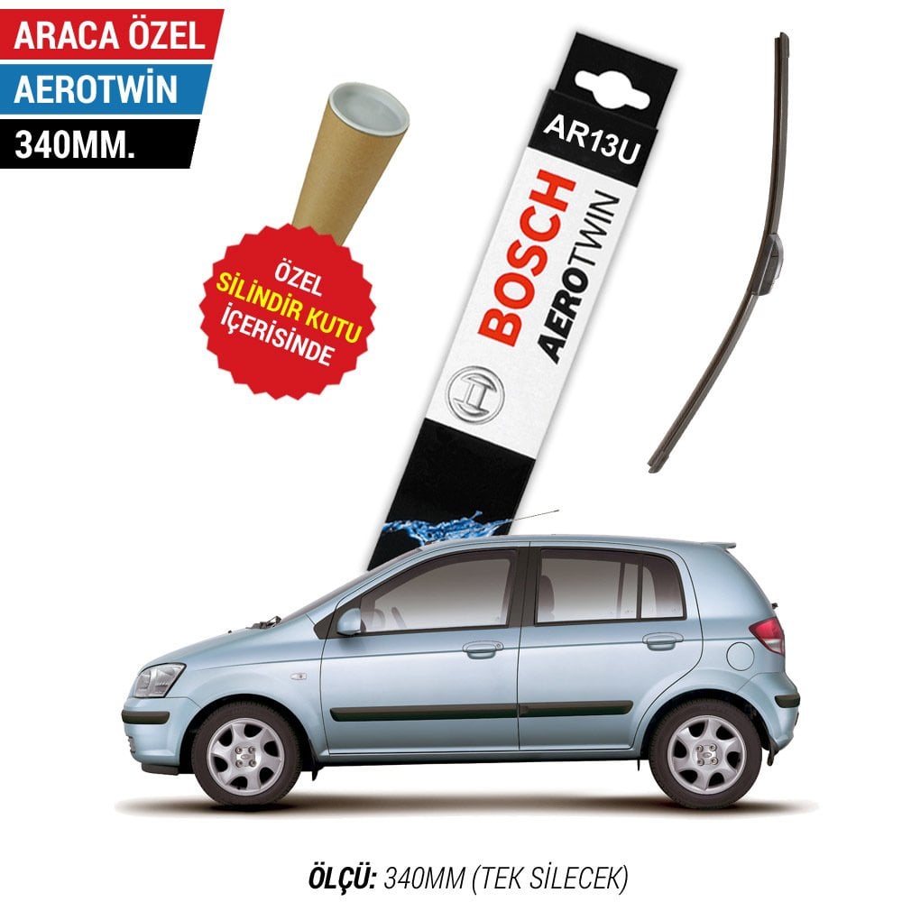 Hyundai Getz Arka Silecek (2002-2011) Bosch Aerotwin