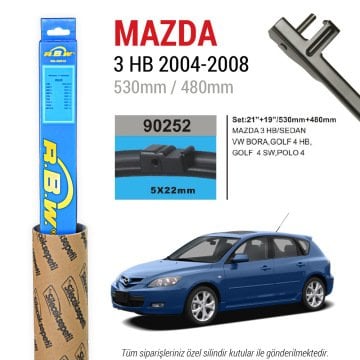 Mazda 3 HB RBW Muz Silecek Takımı (2004-2008)