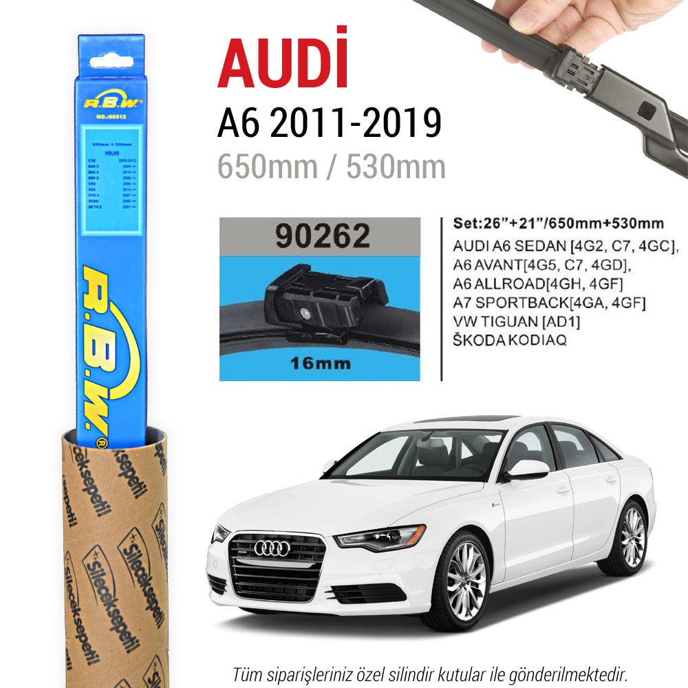 Audi A6 RBW Muz Silecek Takımı (2011-2019)