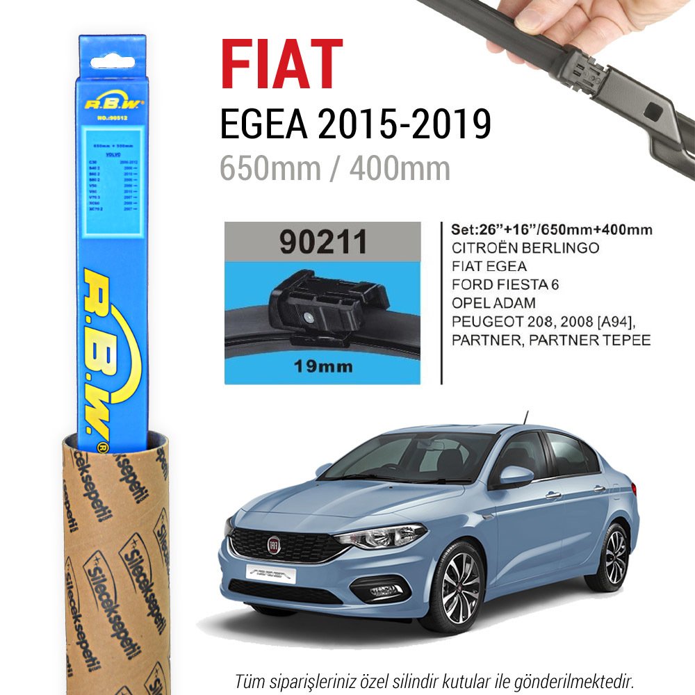 Fiat Egea RBW Muz Silecek Takımı (2015-2023)