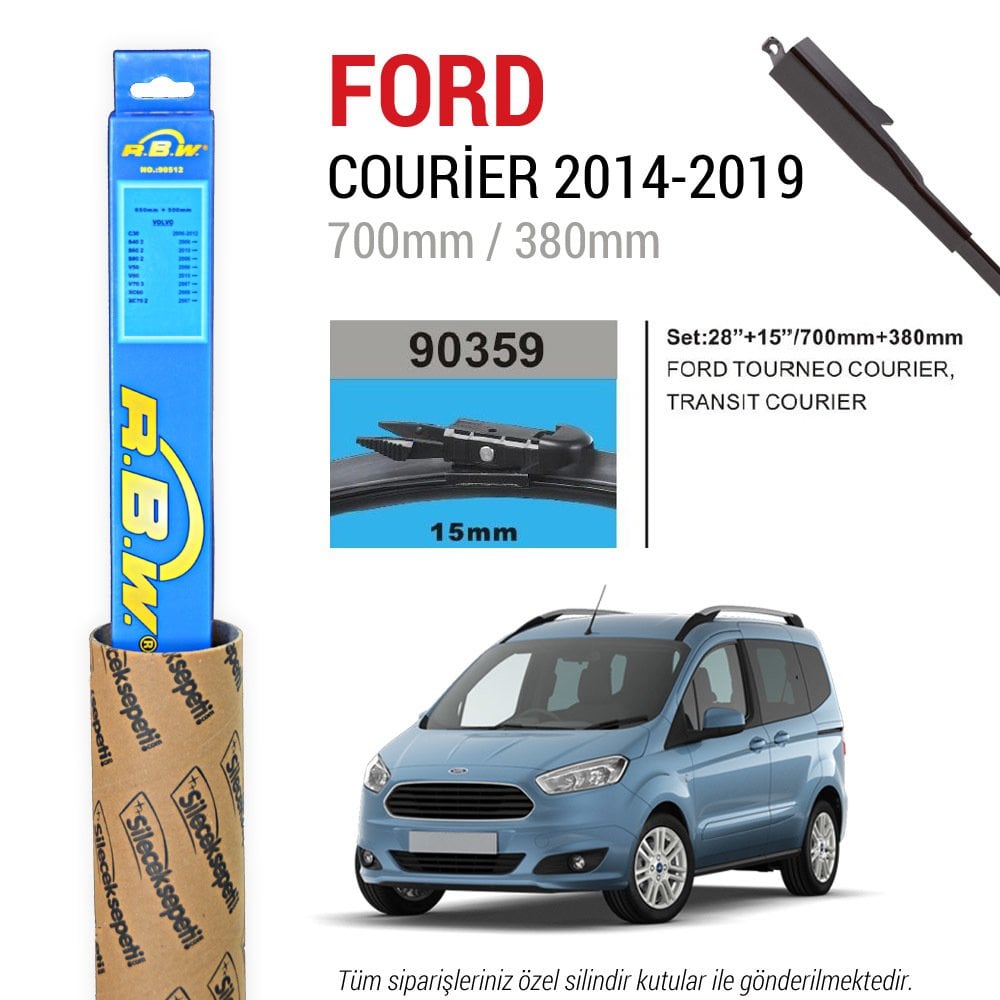 Ford Courier RBW Muz Silecek Takımı (2014-2022)