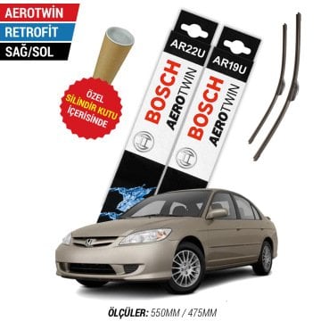 Honda Civic Silecek Takımı (2001-2006) Bosch Aerotwin