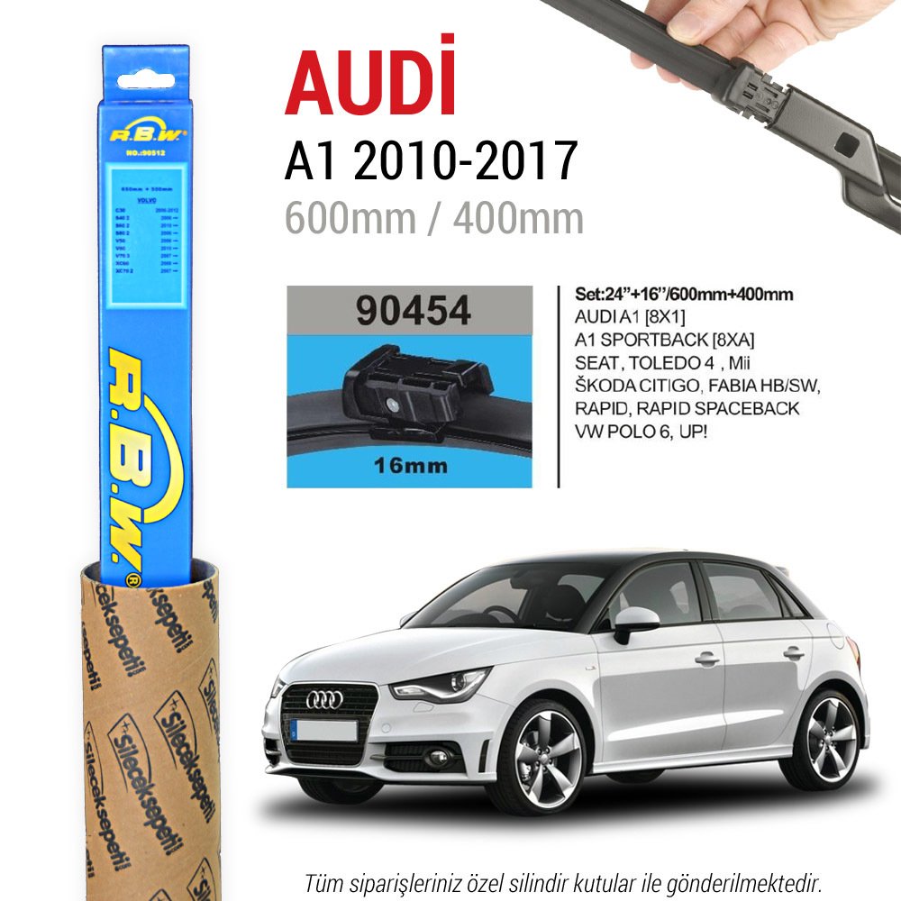 Audi A1 RBW Muz Silecek Takımı (2010-2018)