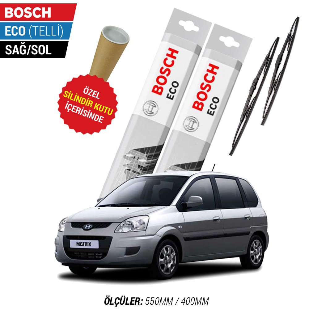 Hyundai Matrix Silecek Takımı (2001-2010) Bosch Eco