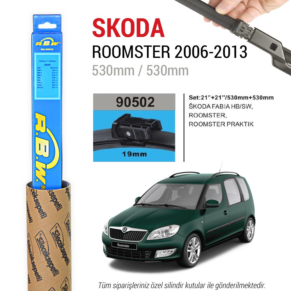 Skoda Roomster RBW Muz Silecek Takımı (2006-2013)