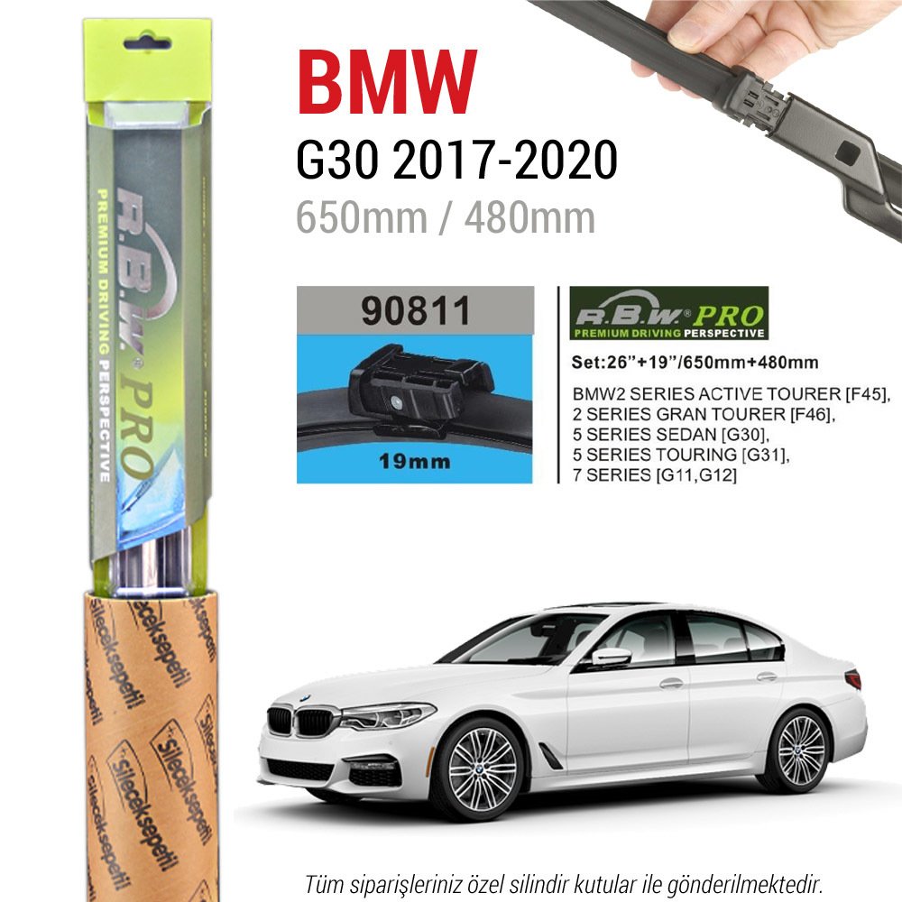 BMW 5 Serisi G30 RBW Pro Muz Silecek (2017-2023)
