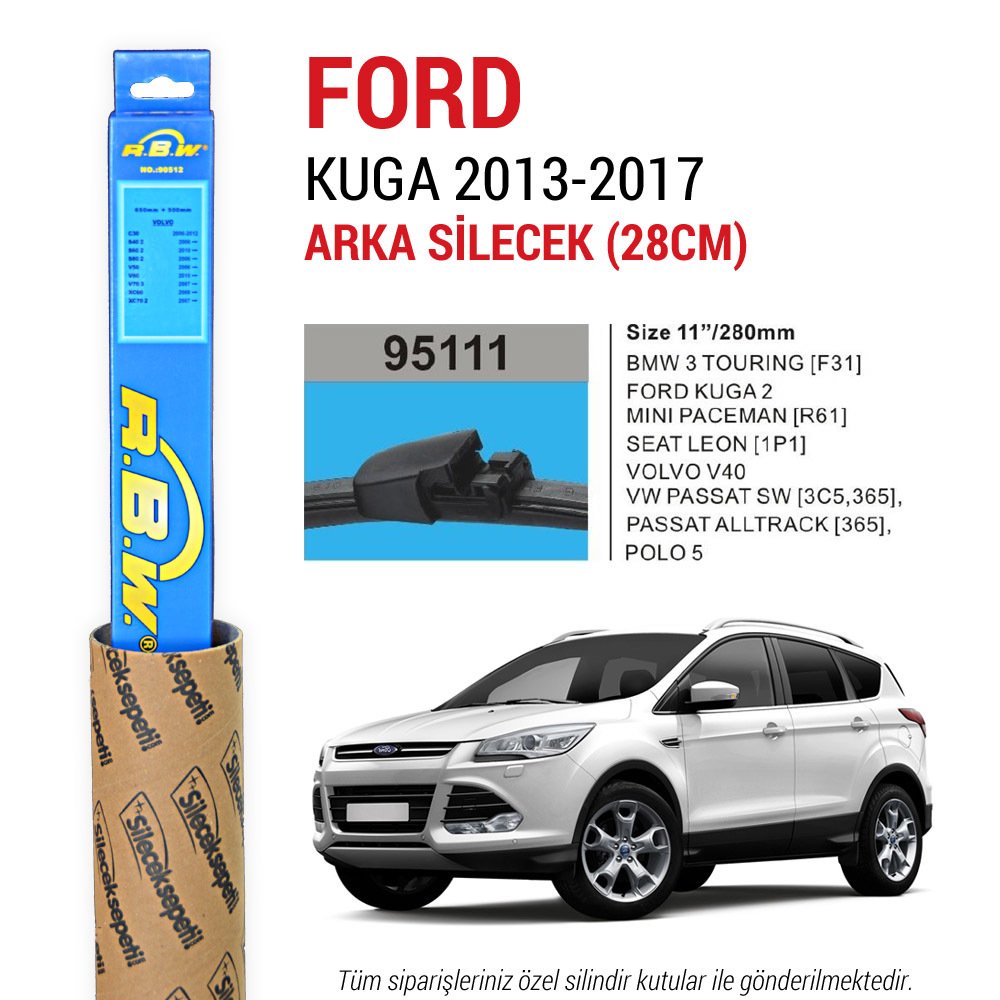 Ford Kuga RBW Arka Silecek (2013-2019)
