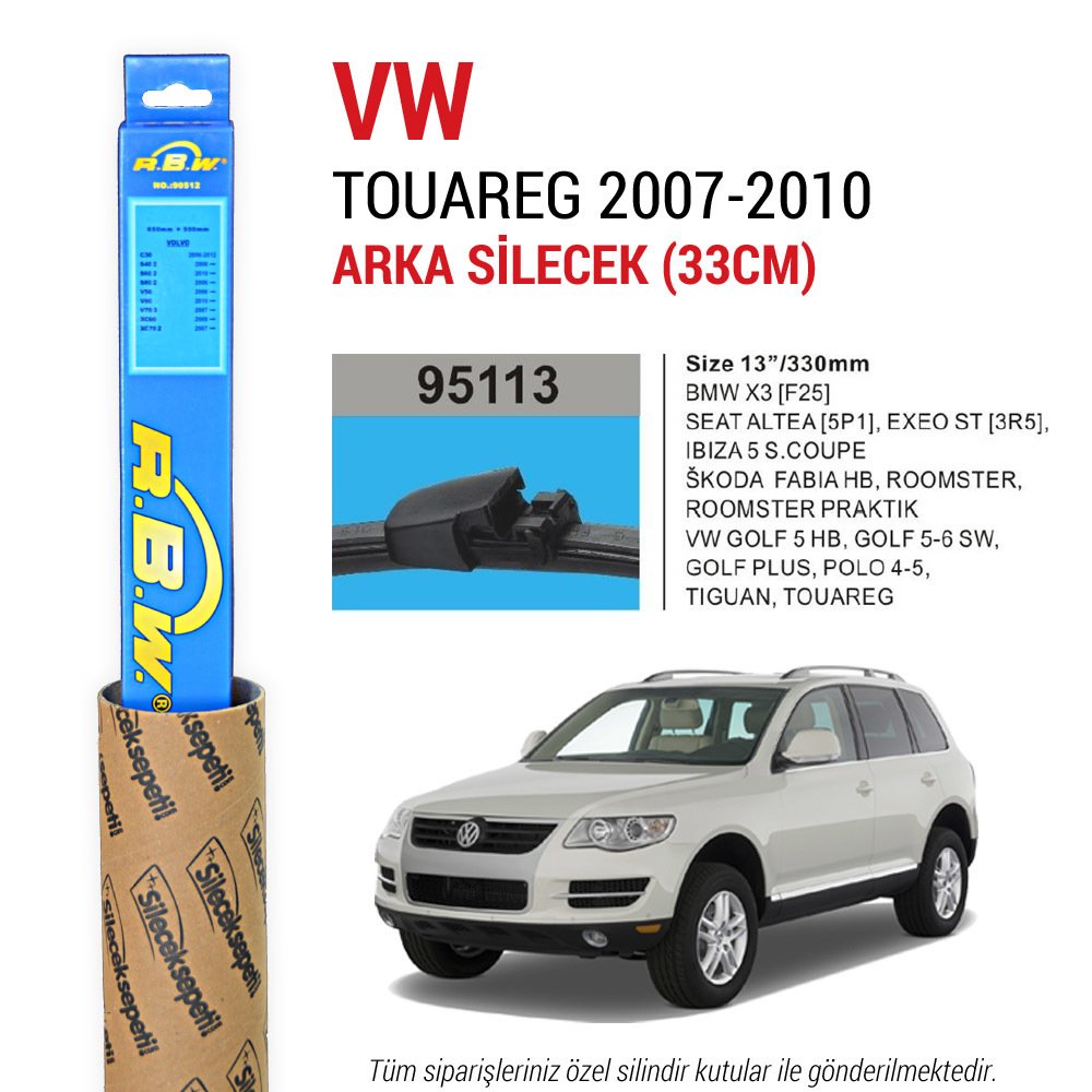 Volkswagen Touareg RBW Arka Silecek (2007-2010)