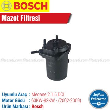 Renault Megane 2 1.5 DCI Bosch Mazot filtresi (2002-2009)