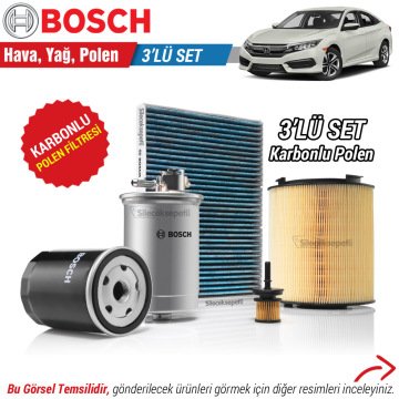 Honda Civic 1.6 FC5 Bosch Filtre Bakım Seti (2017-2021)