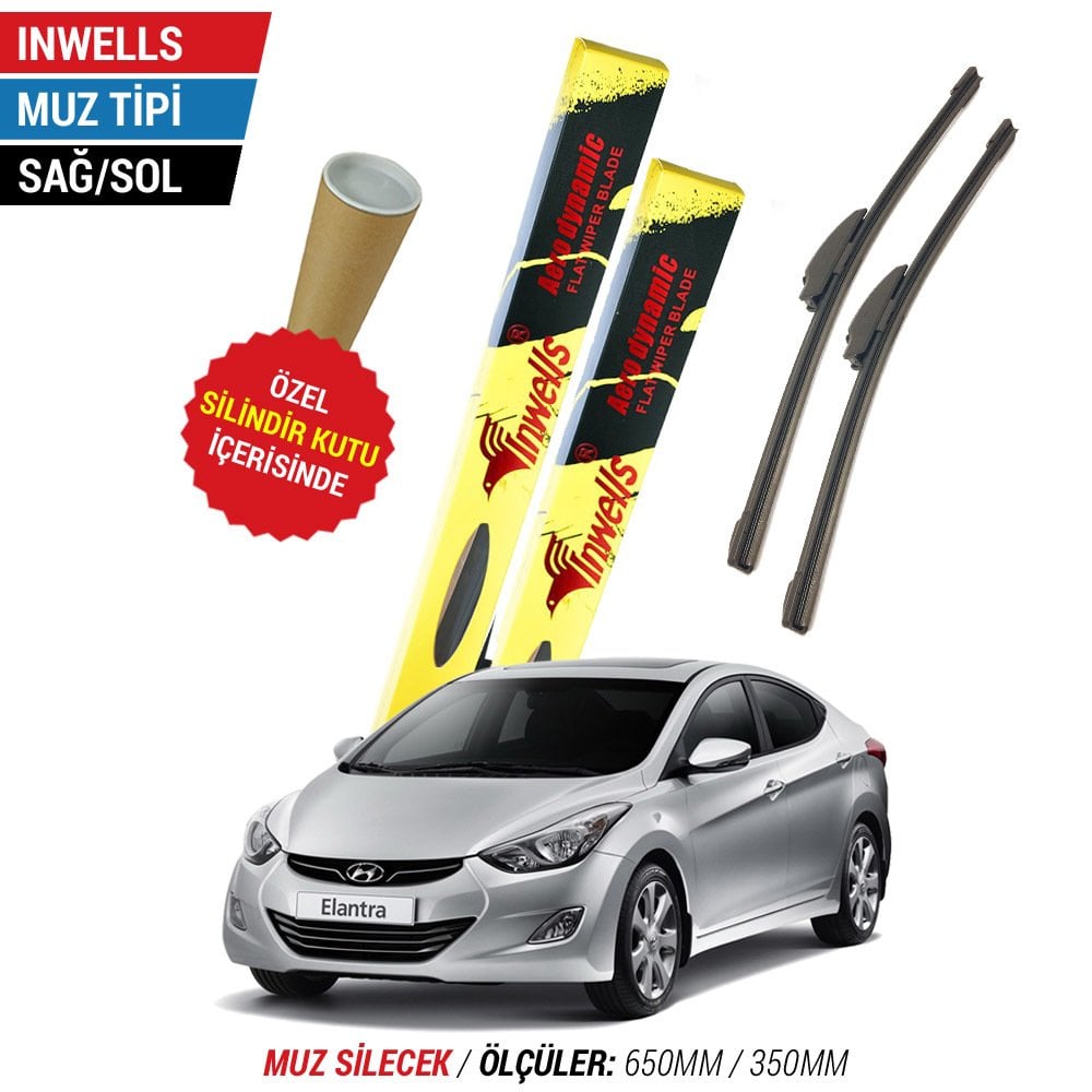 Hyundai Elantra İnwells Muz Silecek Takımı (2011-2014)