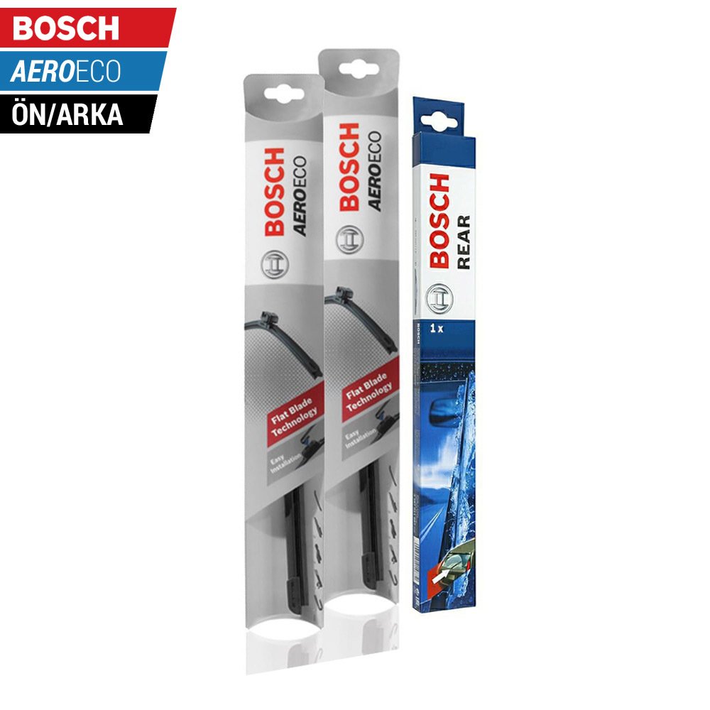 Ford Fusion Ön Arka Silecek (2003-2012) Bosch Aeroeco