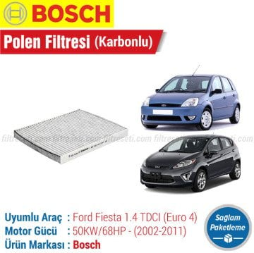 Ford Fiesta 1.4 TDCI Bosch Karbonlu Polen Filtresi (2002-2011)