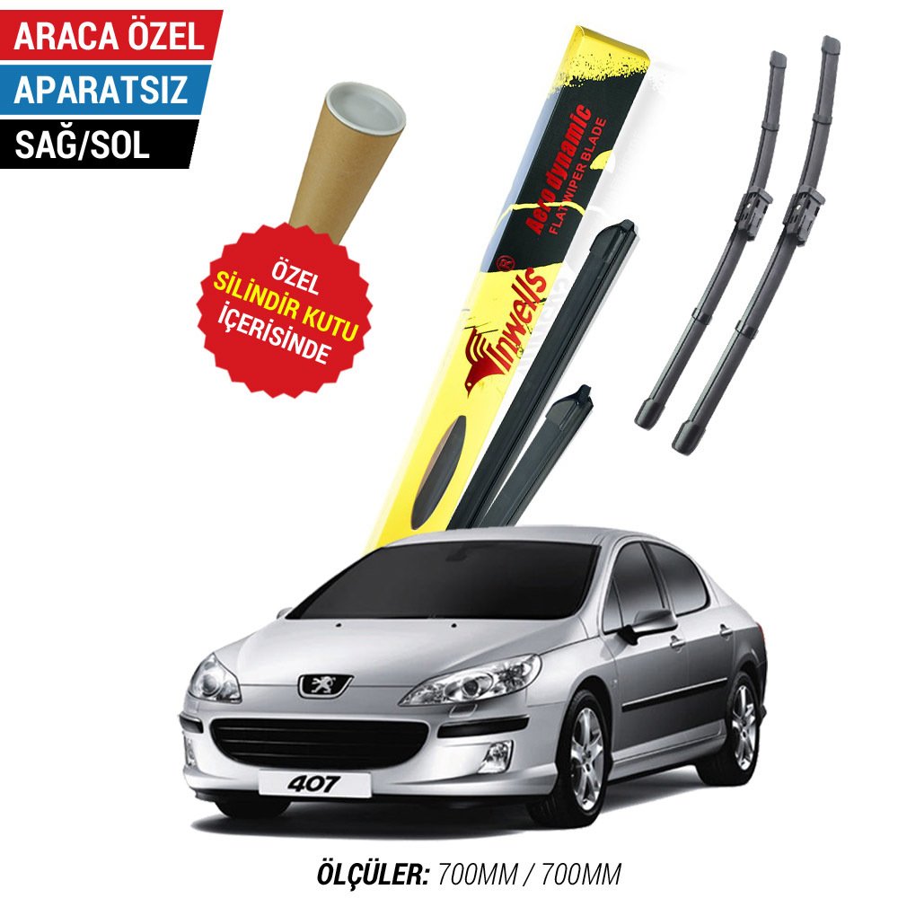 Peugeot 407 İnwells Muz Silecek Takımı (2004-2010)