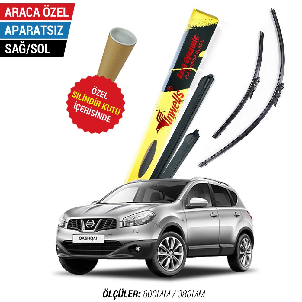 Nissan Qashqai İnwells Muz Silecek Takımı (2007-2013)