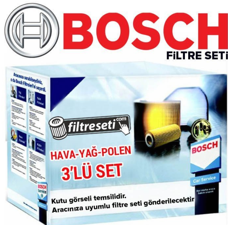 Nissan Qashqai 1.5 DCI Bosch Filtre Bakım Seti (2014-2017)