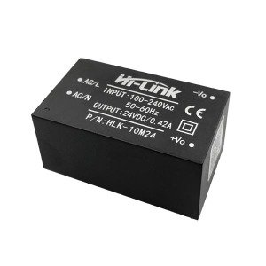 Hi-Link Ac 220v -Dc 24V Dönüştürücü 10W Güç kaynağı HLK-10M24   420Ma