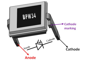 BPW34 Fotodiyot Optik Sensör