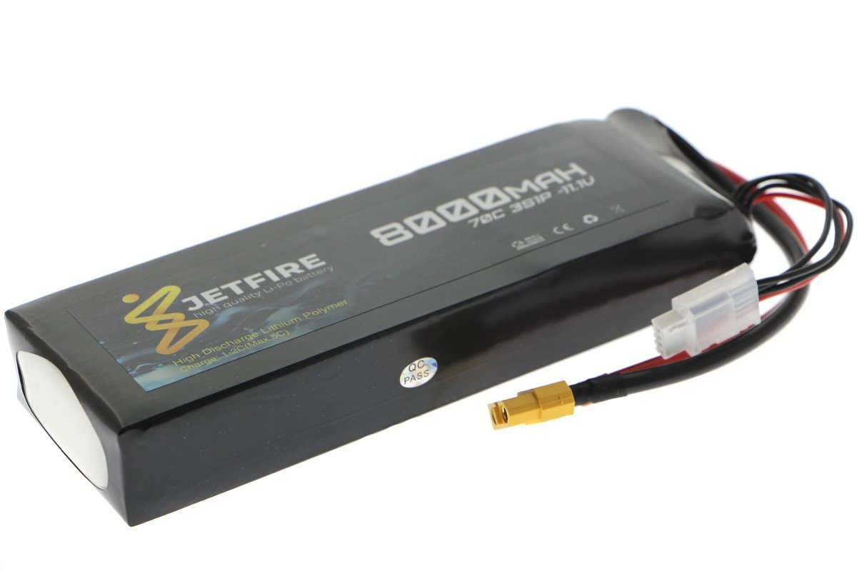 11.1V 8000mAh 40C Lipo Batarya 3S JetFire Pil