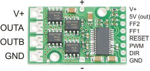 36V 9A Yüksek Akımlı Motor Sürücü Devresi - Pololu High-Power Motor Driver 36v9