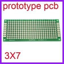 3X7 ÇİFT TARAFLI PROTOTİP PCB