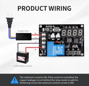 VHM-000 Lityum Pil - Akü Şarj Kontrol Devresi 6-60V