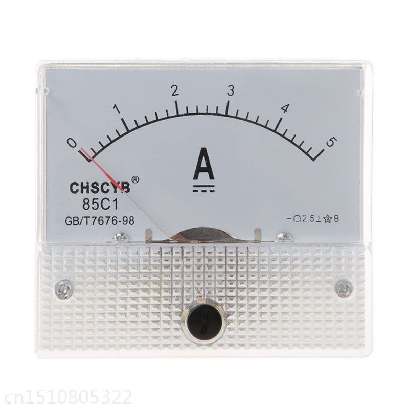 Analog 0 -  5A  Ampermetre