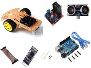 Arduino Bluetooth Robot Araba Kiti -2WD