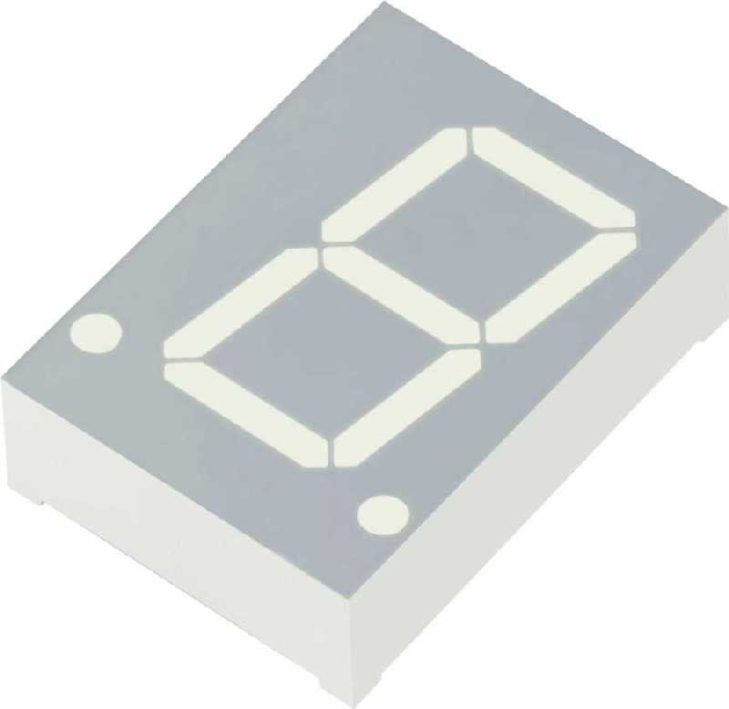 20 mm Katot Kırmızı 7 Segment Display