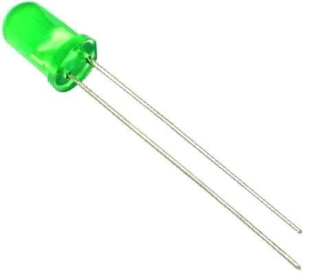 5mm Yeşil LED Paketi | 10 Adet