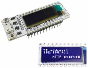 Esp8266 Tabanlı 0.91 Inch Oled Lcd 32Mb Flash Geliştirme Kartı