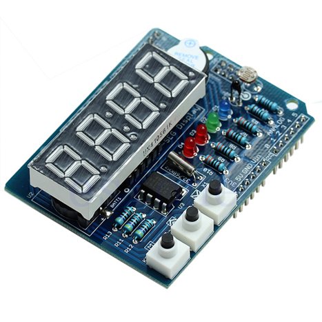 Arduino Rtc Saat Shield Tm1636 - Arduino Clock Shield Rtc ds1307