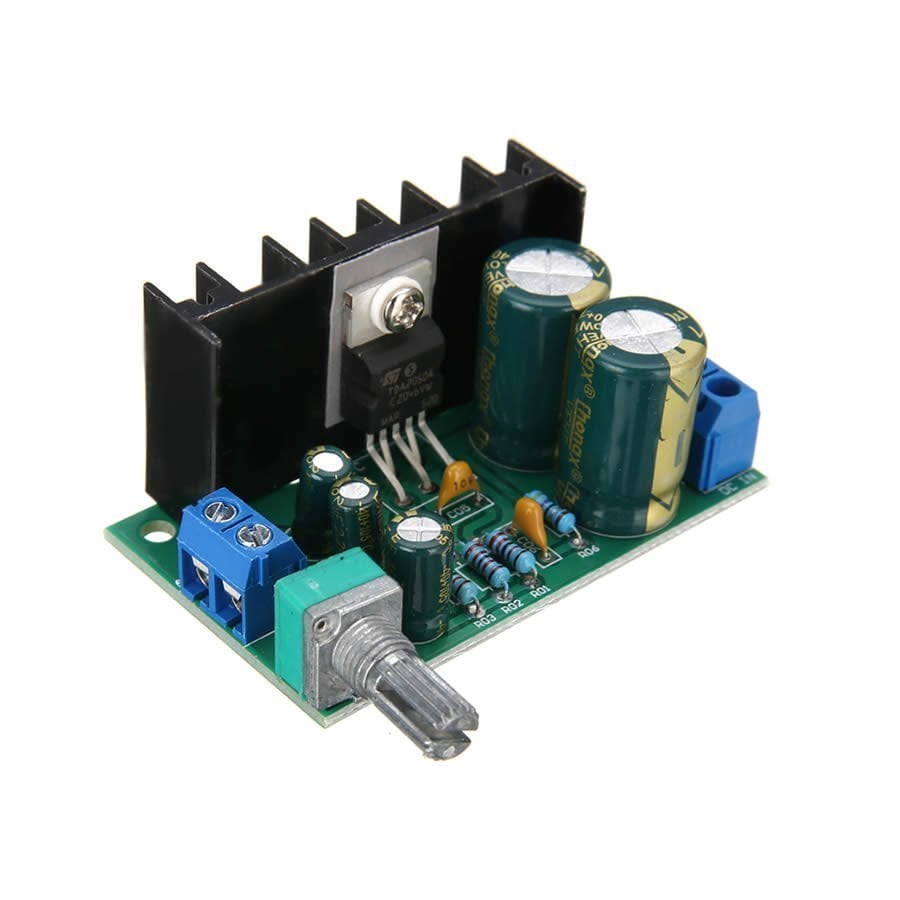 TDA2050 Mono Ses Güç Amplifikatör Kartı Modülü DC 12-24V 10W-30W 1 Kanal