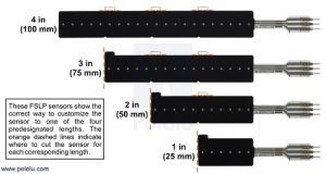 Pololu Doğrusal Kuvvet Algılama Potansiyometresi Şeridi | Özelleştirilebilir Uzunluk | 10 x 1cm