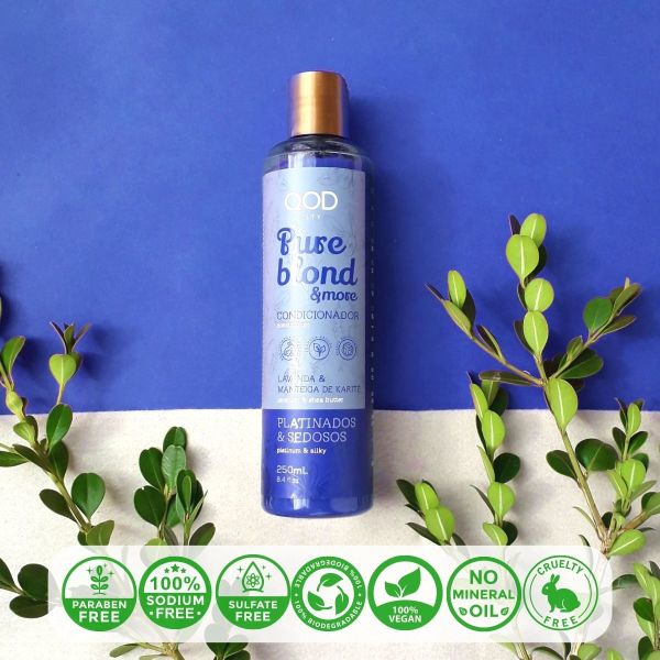 Mor Vegan Saç Kremi QOD City Pure Blond & More Vegan Saç Kremi 250 ml - Mor Pigmentli Saç Kremi